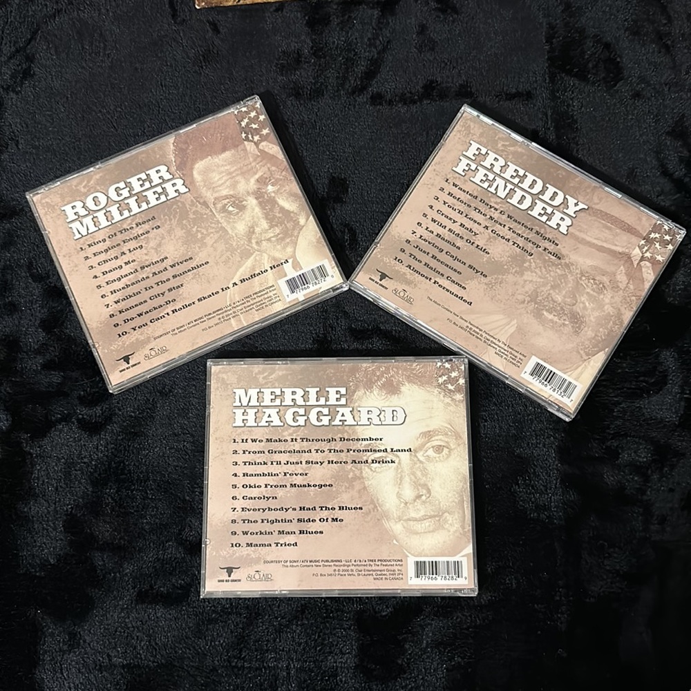Country Kings~Roger Miller/Freddy Fender & Merle Haggard~3 CD Set~EUC! - Picture 5 of 9